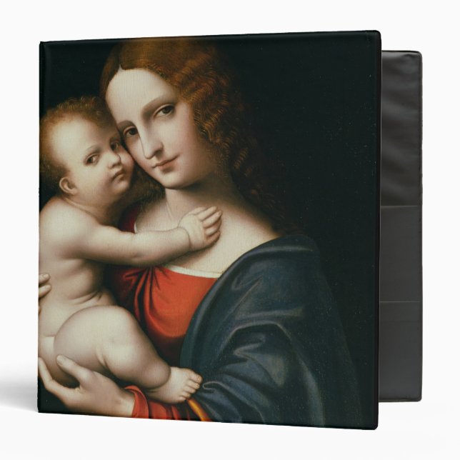 Madonna and Child 2 3 Ring Binder (Front/Inside)
