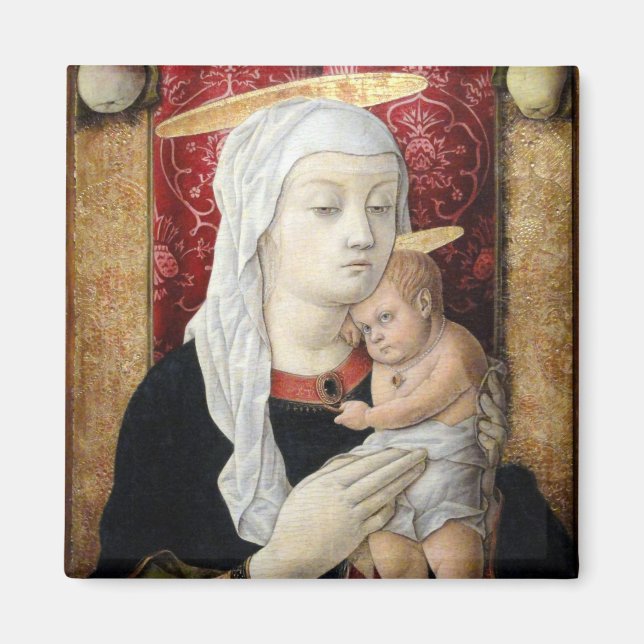 Madonna and Child 2 - Carlo Crivelli - c1468 Magnet (Front)