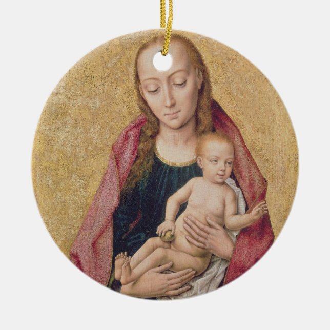 Madonna and Child 2 Ceramic Ornament (Front)
