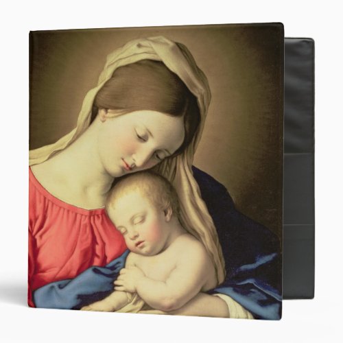 Madonna and Child 3 3 Ring Binder