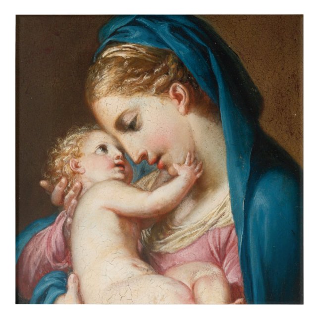 Madonna and Child Acrylic Print (Front)