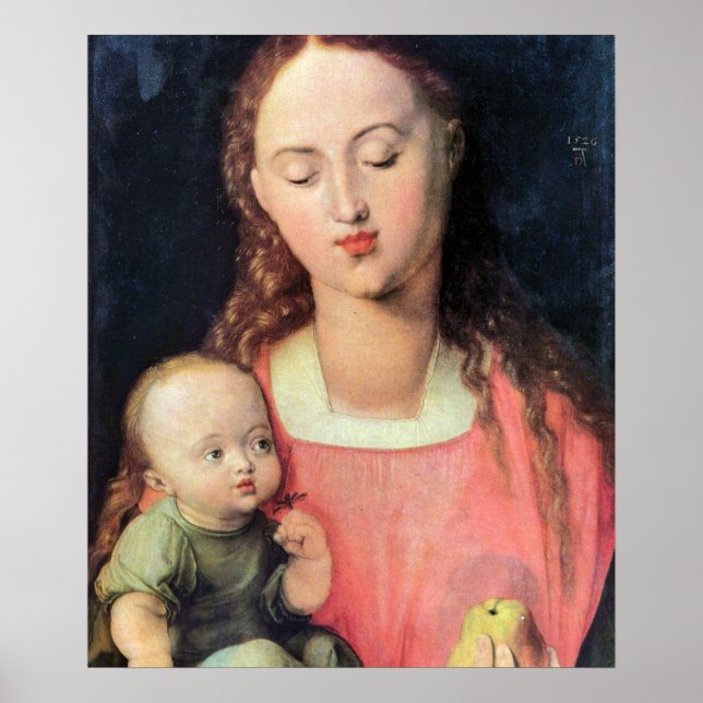 Madonna and Child - Albrecht Durer - c1526 Poster (Front)