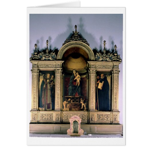 Madonna and Child and Saints (triptych altarpiece) (Front)