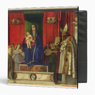 Madonna and Child (Barbarigo Altarpiece) 1488 3 Ring Binder