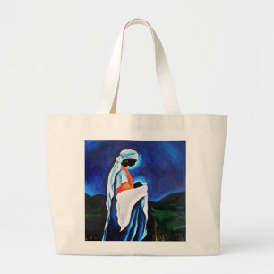 Madonna and child - Beloved Son 2008 Large Tote Bag