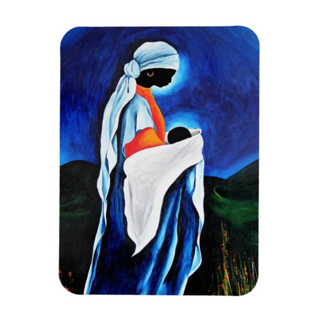Madonna and child - Beloved Son 2008 Magnet (Vertical)