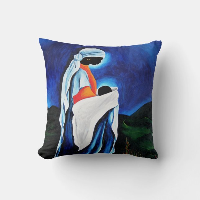 Madonna and child - Beloved Son 2008 Throw Pillow (Front)