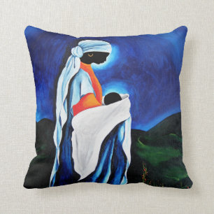 Madonna and child - Beloved Son 2008 Throw Pillow