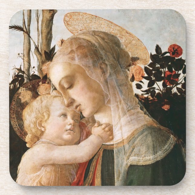 Madonna and Child Beverage Coaster (Front)