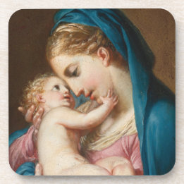 Madonna and Child Beverage Coaster