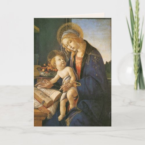 Madonna and Child Botticelli Christmas Card