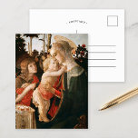 Madonna and Child | Botticelli Postcard<br><div class="desc">Madonna and Child with St. John the Baptist (c. 1470-1475) by Italian Renaissance artist Sandro Botticelli. 

Use the design tools to add custom text or personalize the image.</div>