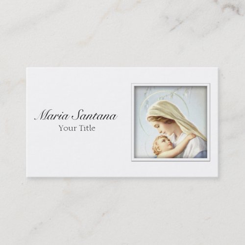 Madonna and Child Business Card