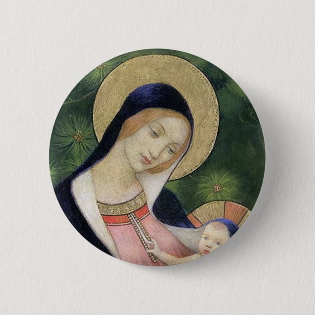 MADONNA AND CHILD BUTTON (Front)