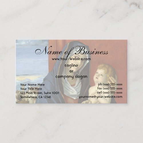 Madonna and Child by Giovanni Bellini Business Card