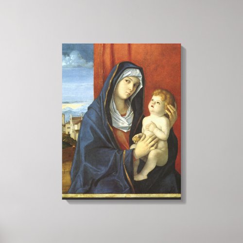 Madonna and Child by Giovanni Bellini Canvas Print