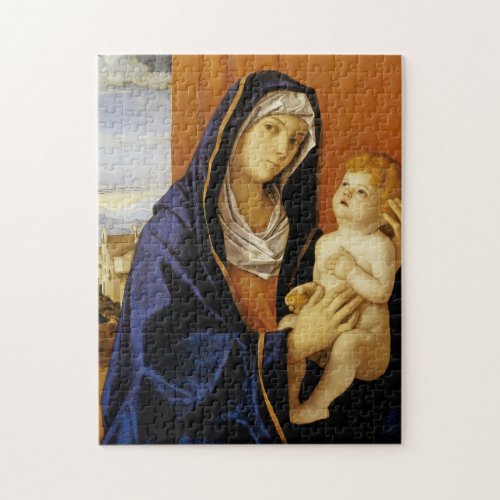 Madonna and Child by Giovanni Bellini Jigsaw Puzzle