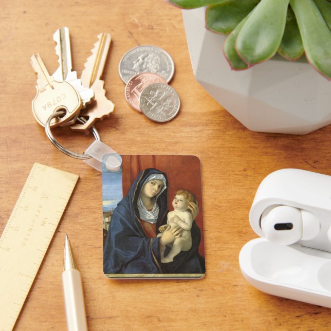 Madonna and Child by Giovanni Bellini Keychain (Desk)