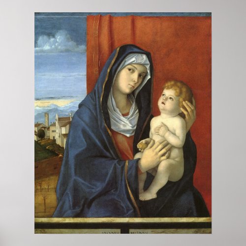 Madonna and Child by Giovanni Bellini Poster