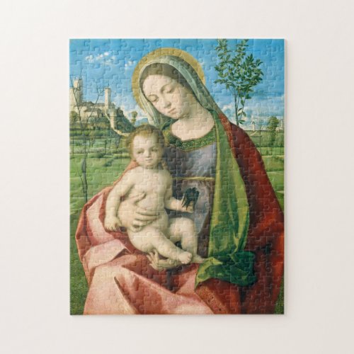 Madonna and Child by Giovanni Bellini Religious Jigsaw Puzzle