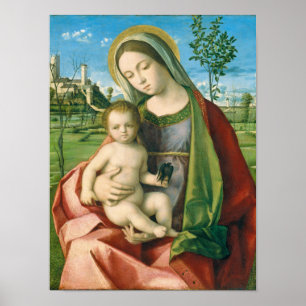 Madonna and Child by Giovanni Bellini Religious Poster