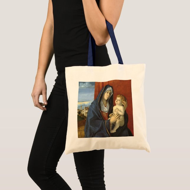 Madonna and Child by Giovanni Bellini Tote Bag (Front (Product))