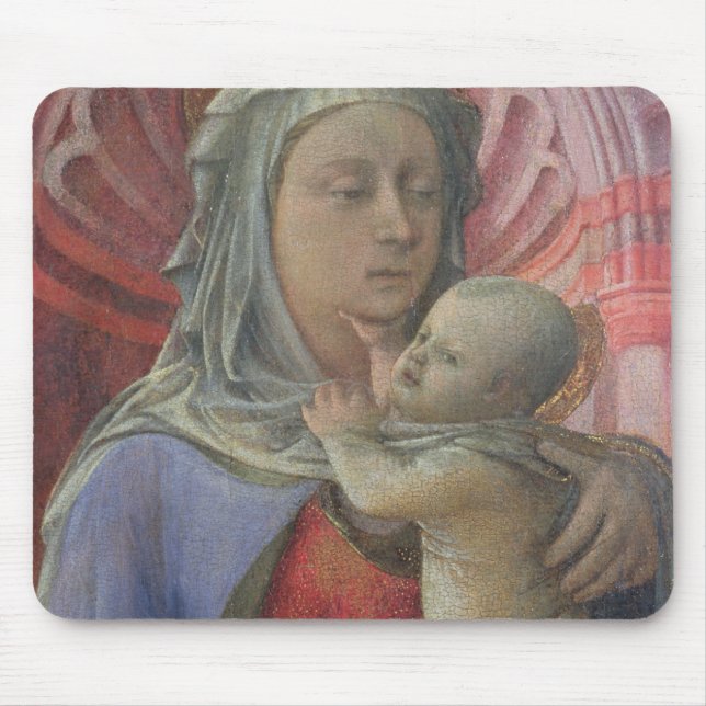 Madonna and Child, c.1430 (tempera on panel) Mouse Pad (Front)