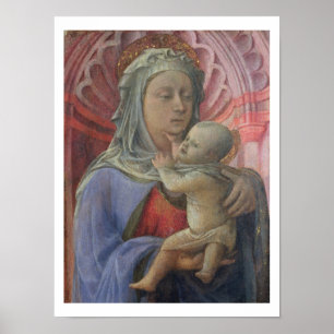 Madonna and Child, c.1430 (tempera on panel) Poster
