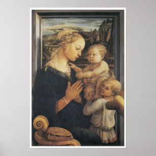 Madonna and Child, c. 1455 Poster