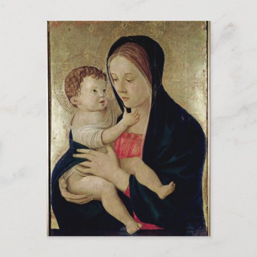 Madonna and Child c1475 Postcard