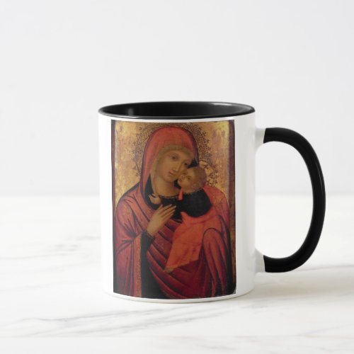 Madonna and Child c1650 panel Mug