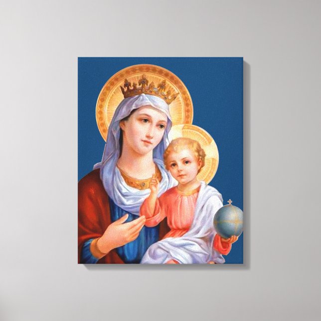 Madonna and Child Canvas Print (Front)