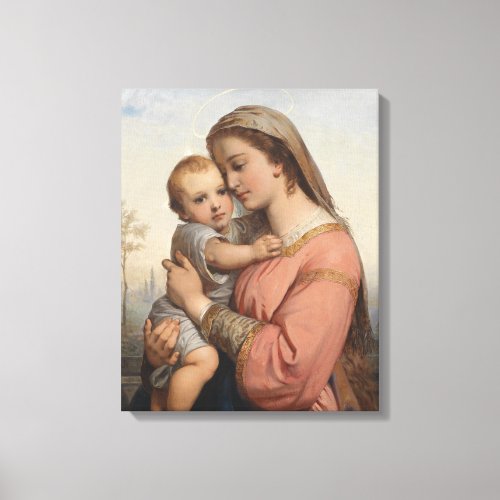 Madonna And Child Canvas Print