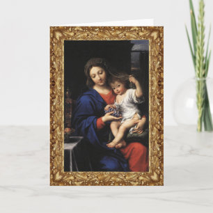 Madonna and Child card