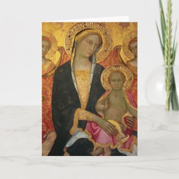 Madonna And Child Card by apollosgirl at Zazzle