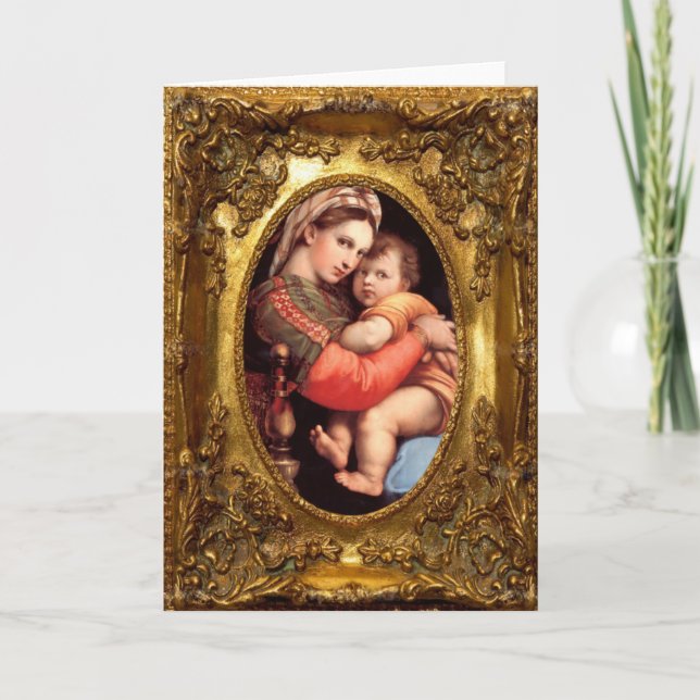 Madonna and Child card (Front)