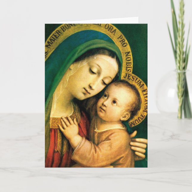MADONNA AND CHILD CARD (Front)