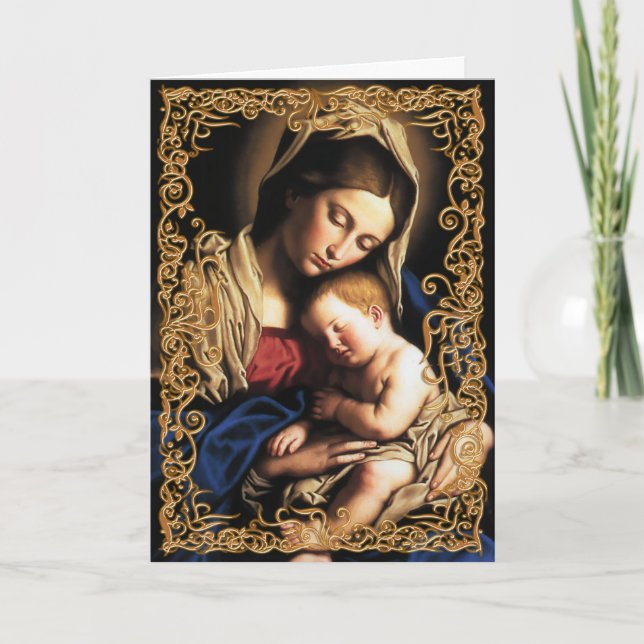 Madonna and Child card (Front)