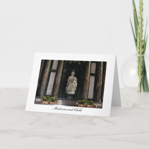 Madonna and Child Card