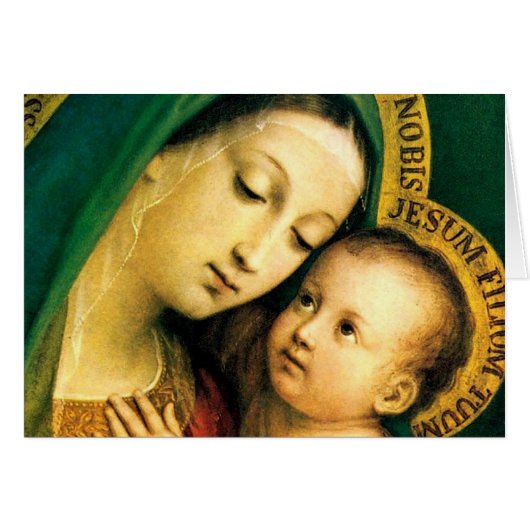 MADONNA AND CHILD CARDS (Front Horizontal)