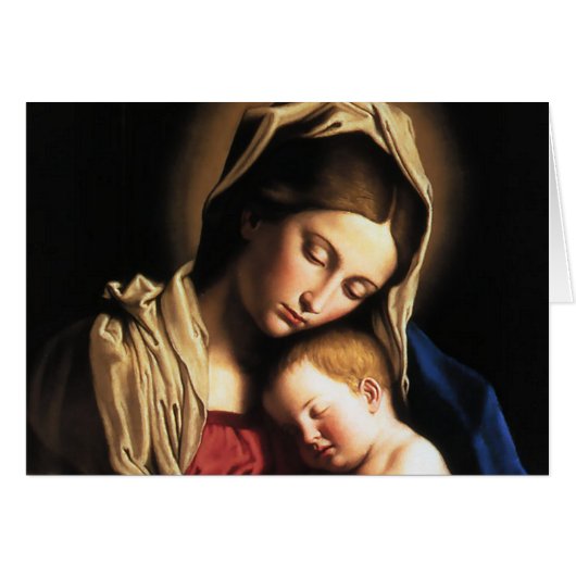 MADONNA AND CHILD CARDS (Front Horizontal)
