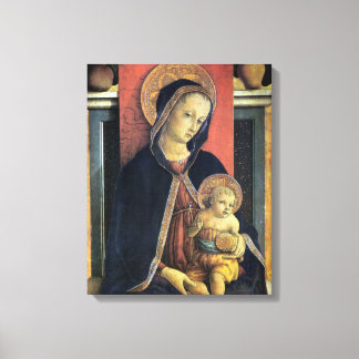 Madonna and Child - Carlo Crivelli - c1468 Canvas Print