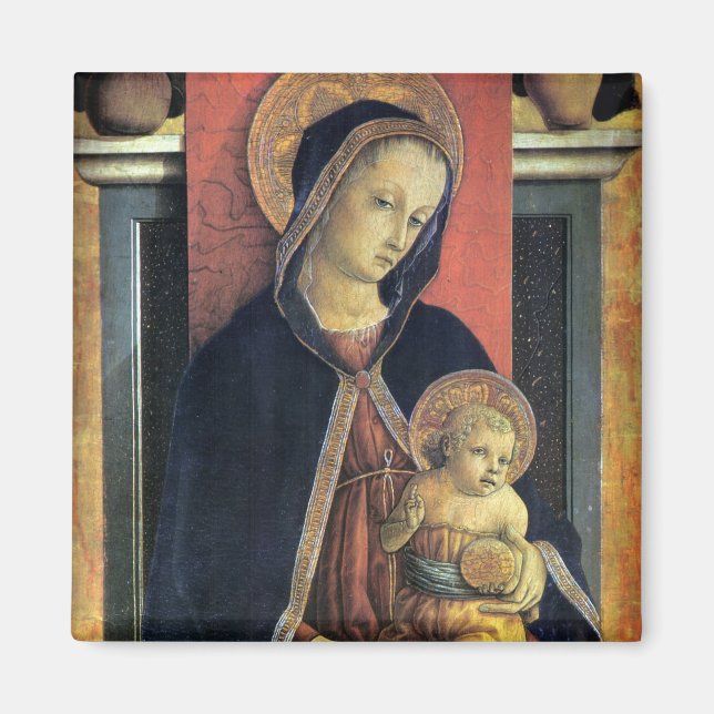 Madonna and Child - Carlo Crivelli - c1468 Magnet (Front)