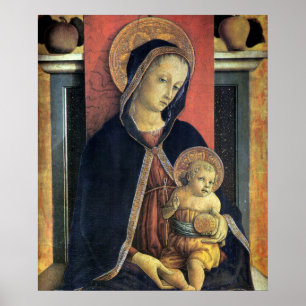 Madonna and Child - Carlo Crivelli - c1468 Poster