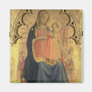 Madonna and Child, central panel of a triptych Magnet