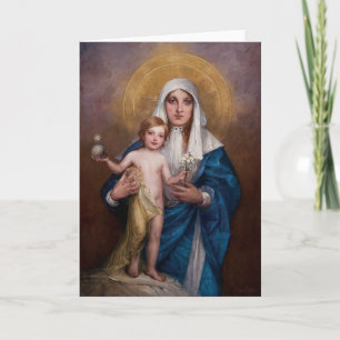 Madonna and Child Christmas card