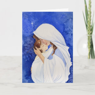 Madonna and Child Christmas Card