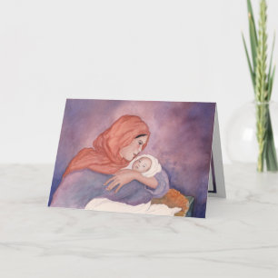 Madonna and Child Christmas Card