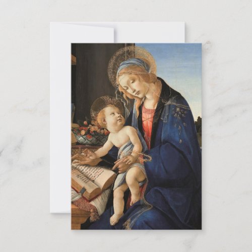 Madonna and Child Christmas Card