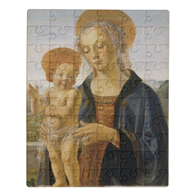 Madonna and Child, circa 1470 Jigsaw Puzzle (Puzzle Vertical)